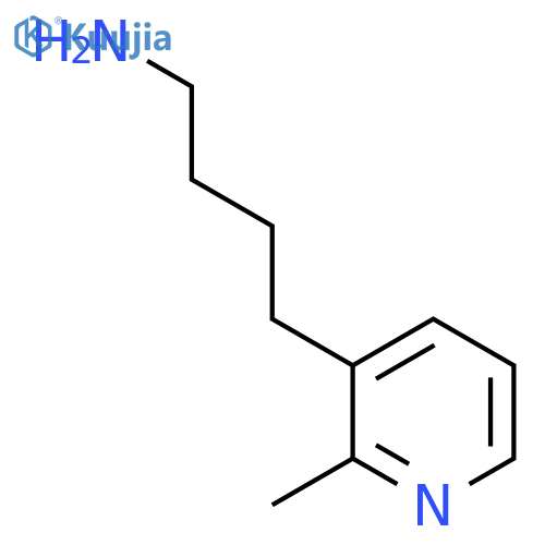 4-(2-methylpyridin-3-yl)butan-1-amine structure