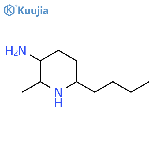 6-butyl-2-methylpiperidin-3-amine structure