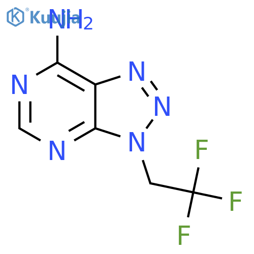 3-(2,2,2-trifluoroethyl)-3H-1,2,3triazolo4,5-dpyrimidin-7-amine structure