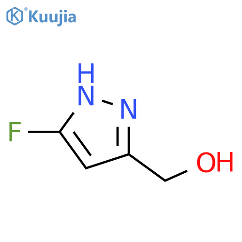 (5-fluoro-1H-pyrazol-3-yl)methanol structure