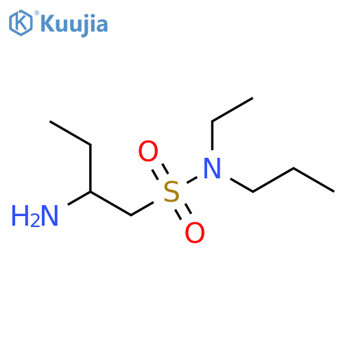 2-amino-N-ethyl-N-propylbutane-1-sulfonamide structure