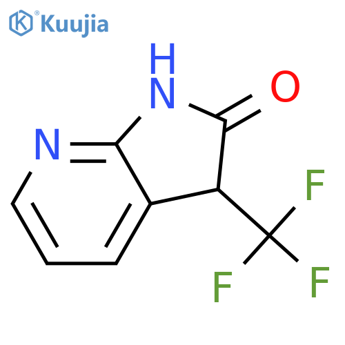 3-(trifluoromethyl)-1H,2H,3H-pyrrolo[2,3-b]pyridin-2-one structure