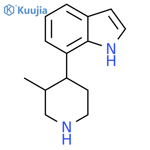 7-(3-methylpiperidin-4-yl)-1H-indole structure
