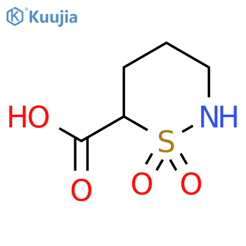 1,1-dioxo-1lambda6,2-thiazinane-6-carboxylic acid structure