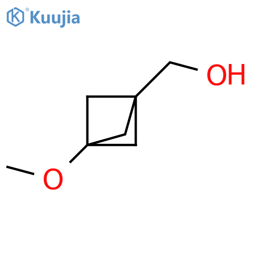 {3-methoxybicyclo[1.1.1]pentan-1-yl}methanol structure