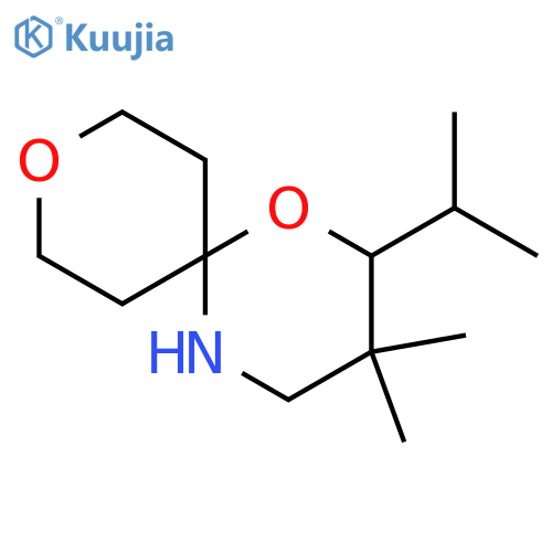 3,3-dimethyl-2-(propan-2-yl)-1,9-dioxa-5-azaspiro5.5undecane structure