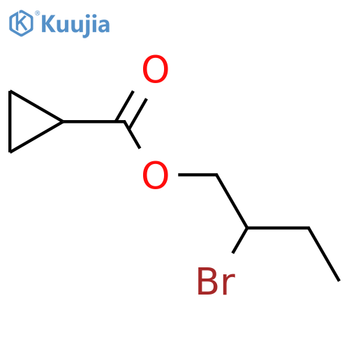 2-bromobutyl cyclopropanecarboxylate structure