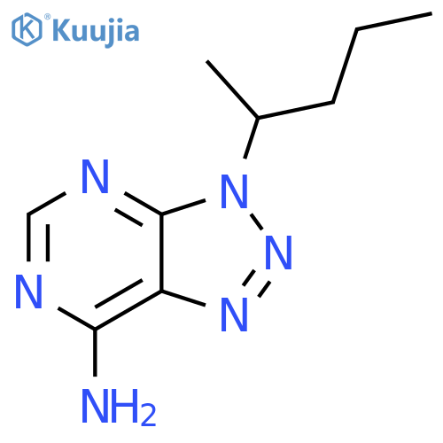3-(pentan-2-yl)-3H-1,2,3triazolo4,5-dpyrimidin-7-amine structure