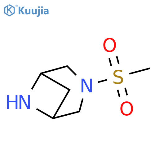 3-methylsulfonyl-3,6-diazabicyclo[3.1.1]heptane structure