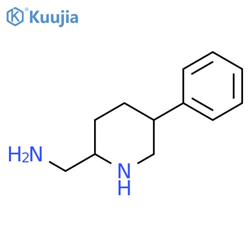 (5-phenylpiperidin-2-yl)methanamine structure