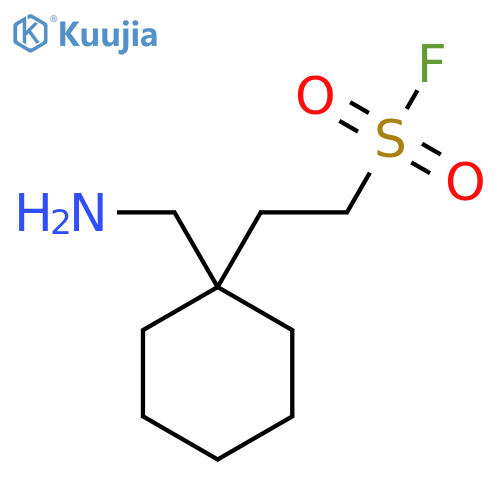 2-1-(aminomethyl)cyclohexylethane-1-sulfonyl fluoride structure