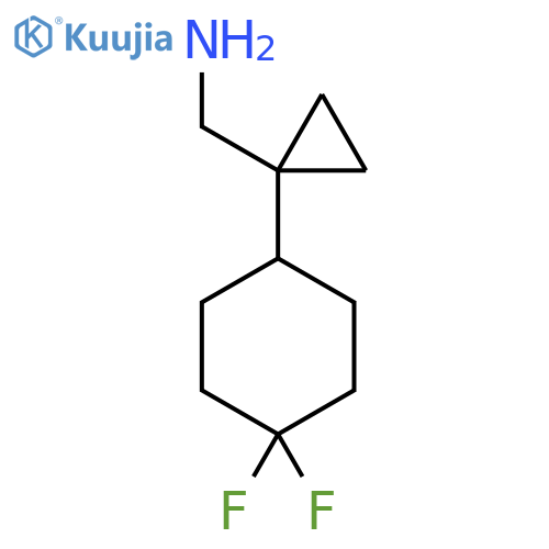 1-(4,4-difluorocyclohexyl)cyclopropylmethanamine structure