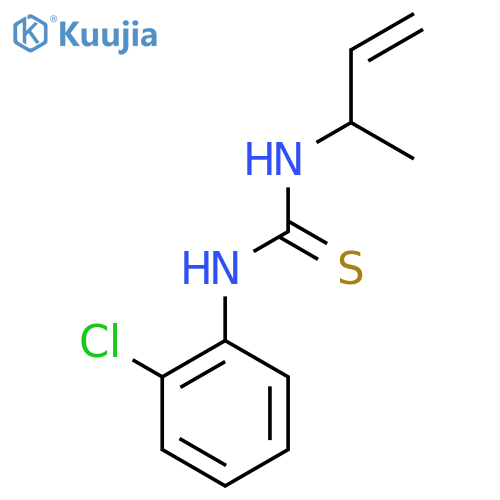 3-(but-3-en-2-yl)-1-(2-chlorophenyl)thiourea structure