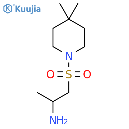 1-(4,4-dimethylpiperidin-1-yl)sulfonylpropan-2-amine structure