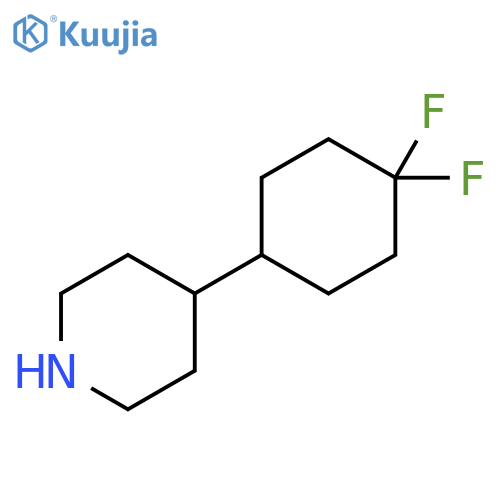 4-(4,4-difluorocyclohexyl)piperidine structure