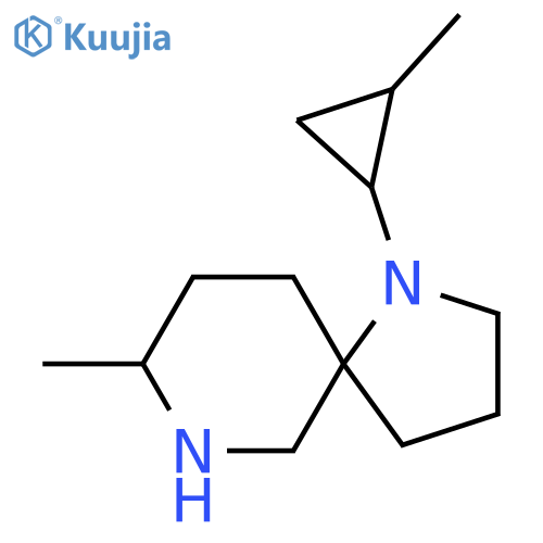 8-methyl-1-(2-methylcyclopropyl)-1,7-diazaspiro4.5decane structure