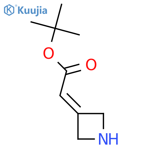 tert-butyl 2-(azetidin-3-ylidene)acetate structure