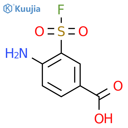 4-Amino-3-(fluorosulfonyl)benzoic acid structure