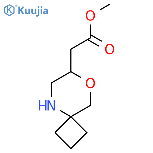 Methyl 2-{8-oxa-5-azaspiro[3.5]nonan-7-yl}acetate structure