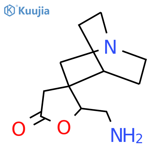 2'-(aminomethyl)-4-azaspirobicyclo2.2.2octane-2,3'-oxolane-5'-one structure