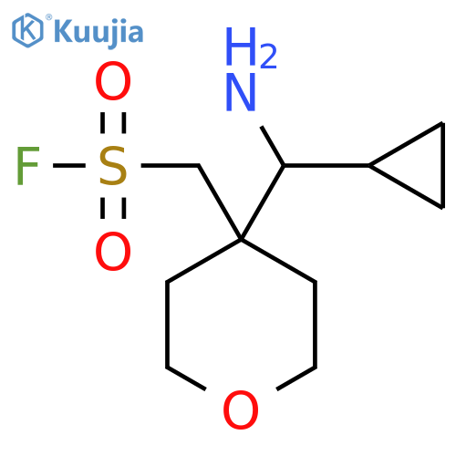 {4-amino(cyclopropyl)methyloxan-4-yl}methanesulfonyl fluoride structure