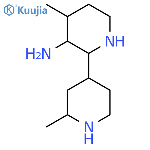 4-methyl-2-(2-methylpiperidin-4-yl)piperidin-3-amine structure