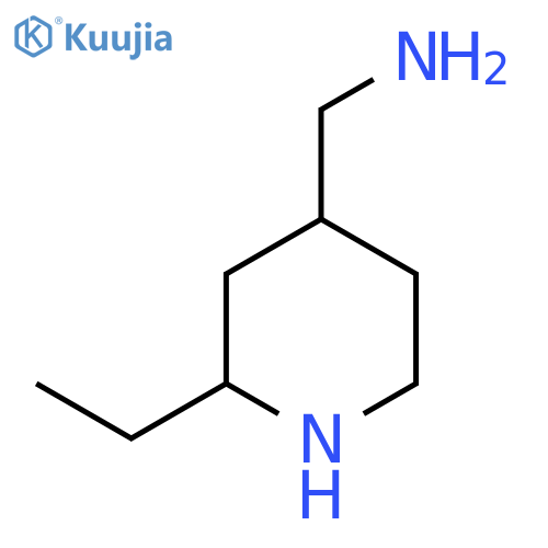 (2-ethylpiperidin-4-yl)methanamine structure