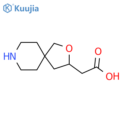 2-Oxa-8-azaspiro[4.5]decane-3-acetic acid structure