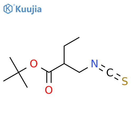 tert-butyl 2-(isothiocyanatomethyl)butanoate structure