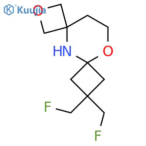 8,8-bis(fluoromethyl)-2,10-dioxa-5-azadispiro3.1.3^{6}.3^{4}dodecane structure