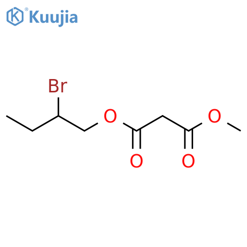 1-(2-bromobutyl) 3-methyl propanedioate structure