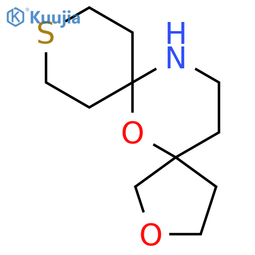 2,6-dioxa-10-thia-13-azadispiro4.1.5^{7}.3^{5}pentadecane structure