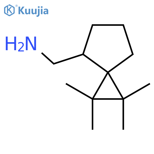 {1,1,2,2-tetramethylspiro2.4heptan-4-yl}methanamine structure