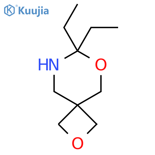 7,7-diethyl-2,6-dioxa-8-azaspiro3.5nonane structure