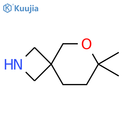 6-Oxa-2-azaspiro[3.5]nonane, 7,7-dimethyl- structure
