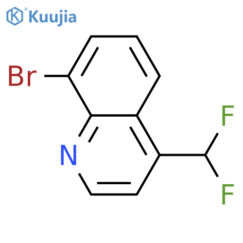 8-Bromo-4-(difluoromethyl)quinoline structure