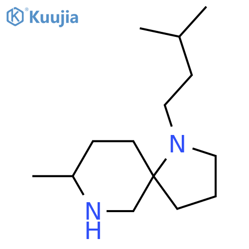8-methyl-1-(3-methylbutyl)-1,7-diazaspiro4.5decane structure
