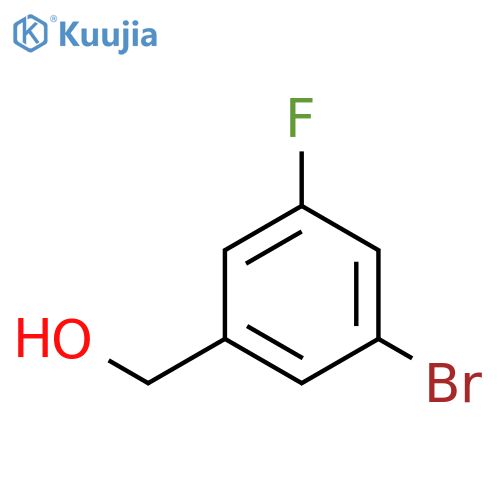 3-Bromo-5-fluorobenzyl alcohol structure