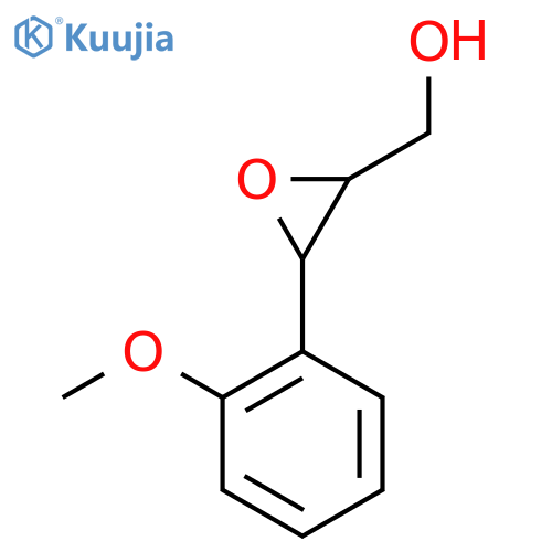 3-(2-methoxyphenyl)oxiran-2-ylmethanol structure
