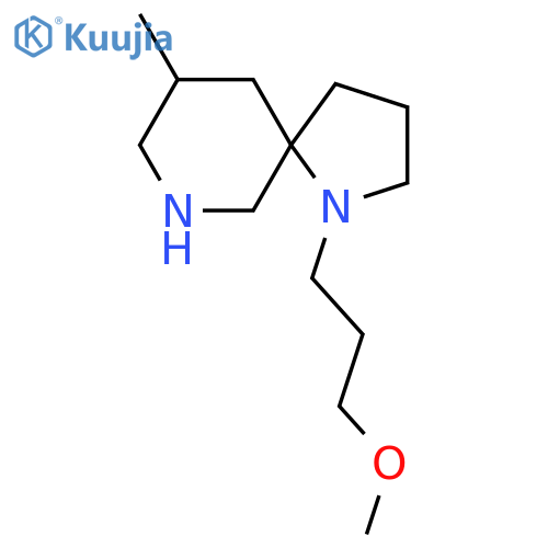 1-(3-methoxypropyl)-9-methyl-1,7-diazaspiro4.5decane structure
