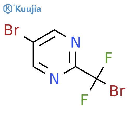 5-bromo-2-(bromodifluoromethyl)pyrimidine structure