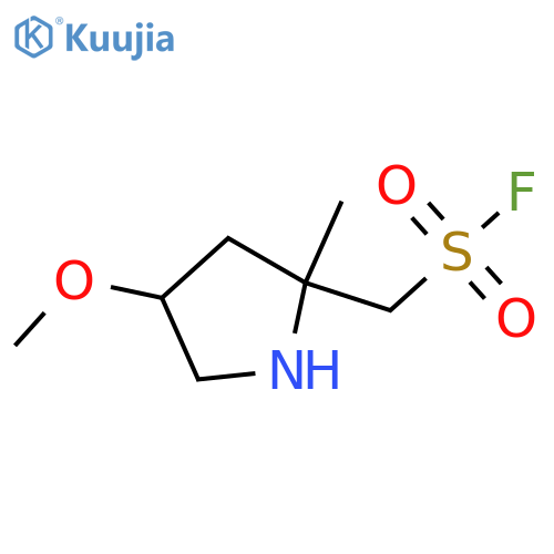 (4-methoxy-2-methylpyrrolidin-2-yl)methanesulfonyl fluoride structure