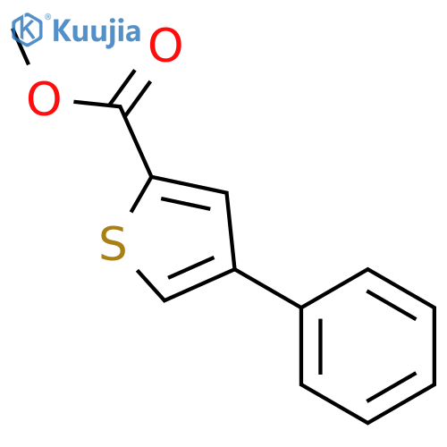 METHYL 4-PHENYLTHIOPHENE-2-CARBOXYLATE structure