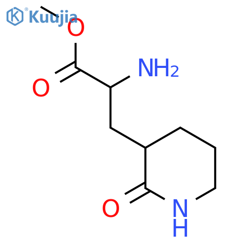 Methyl 2-amino-3-(2-oxopiperidin-3-yl)propanoate structure