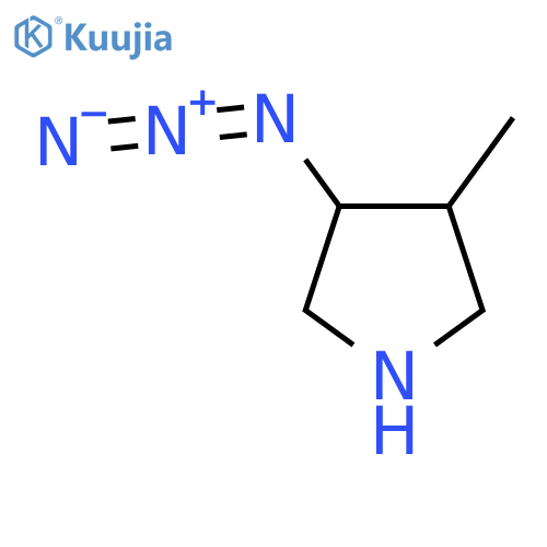 3-Azido-4-methylpyrrolidine structure