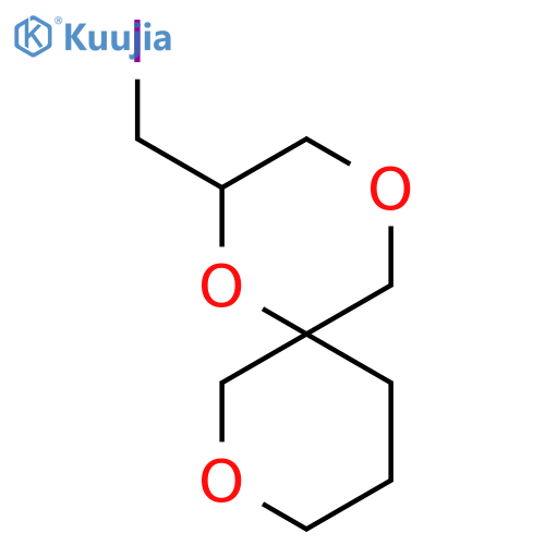 2-(iodomethyl)-1,4,8-trioxaspiro5.5undecane structure
