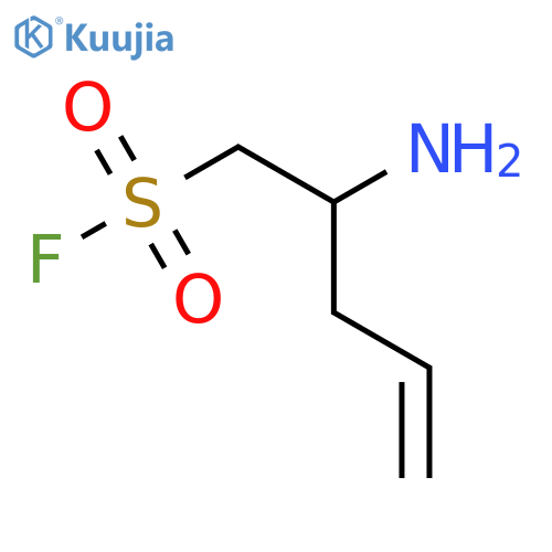 2-aminopent-4-ene-1-sulfonyl fluoride structure