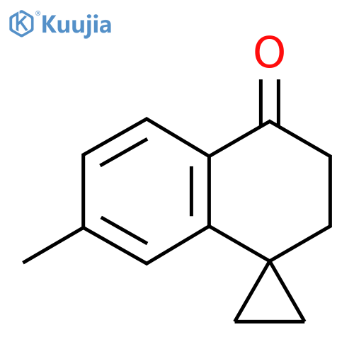 7'-methyl-3',4'-dihydro-2'H-spirocyclopropane-1,1'-naphthalene-4'-one structure