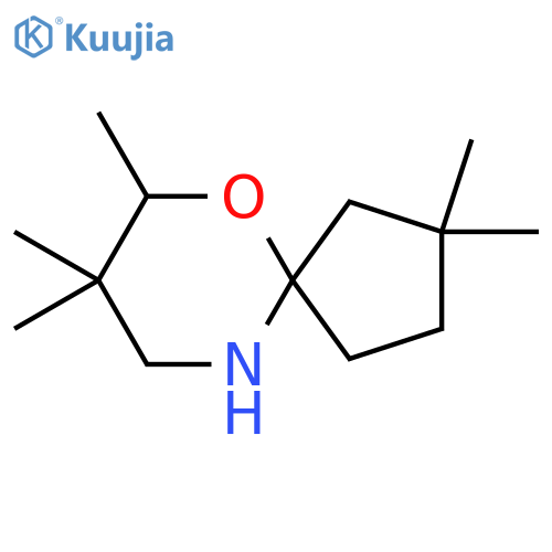 2,2,7,8,8-pentamethyl-6-oxa-10-azaspiro4.5decane structure