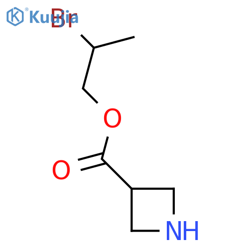 2-bromopropyl azetidine-3-carboxylate structure